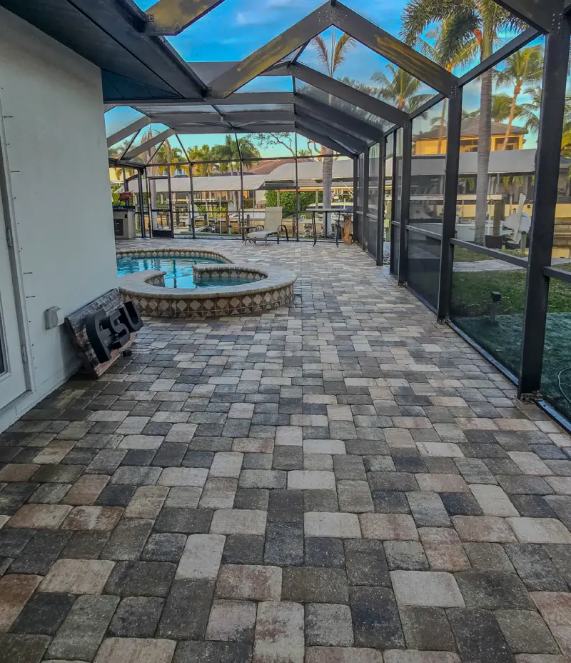 Paver sealing in McGregor Isles, Fort Myers FL